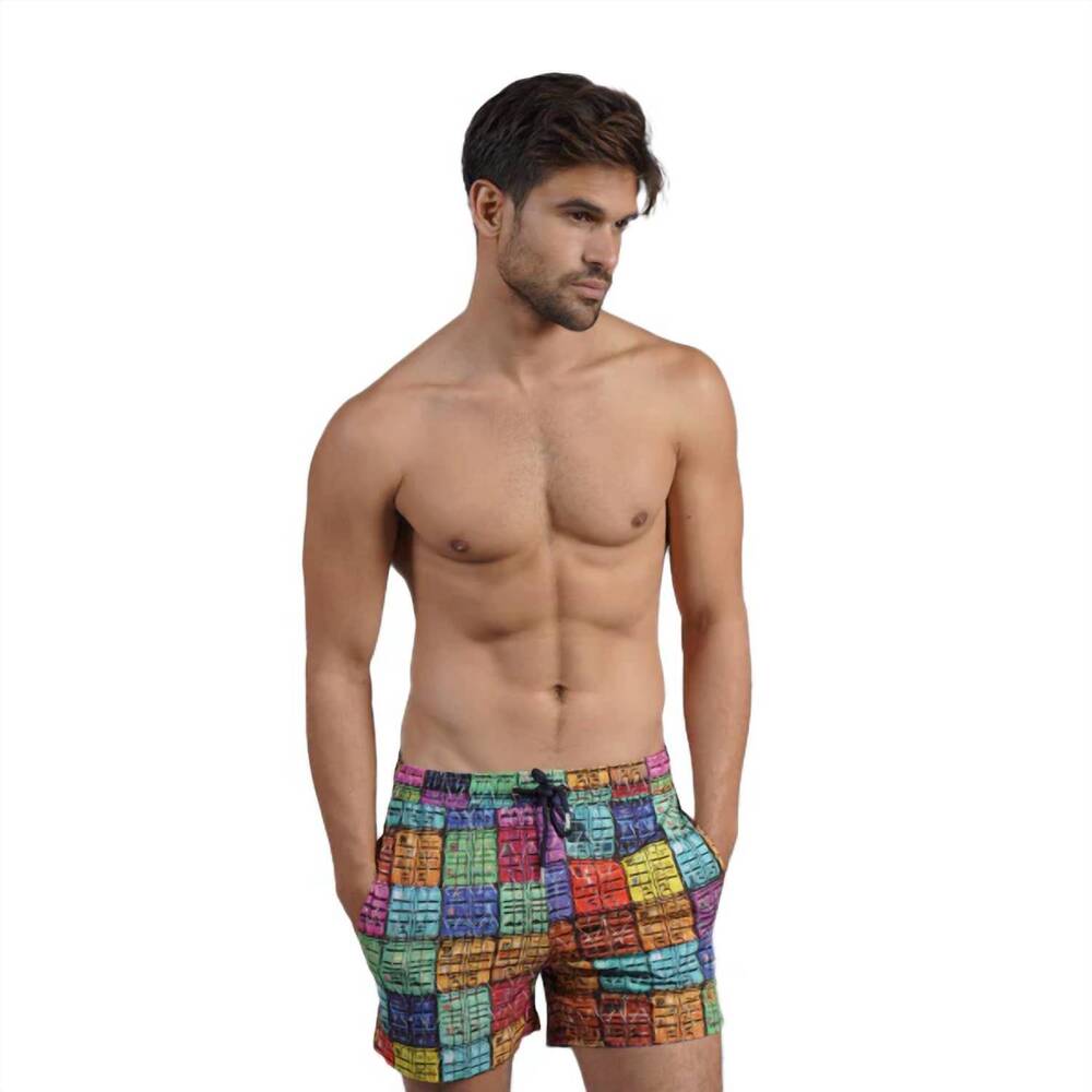 NEW EIGHT X shipment swim trunks in multi
